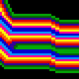 SHARPSCII Rainbow by Axl