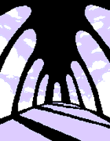 Hallway in the Sky by Pixel Art For The He