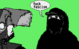 fuck fascism by The Elk