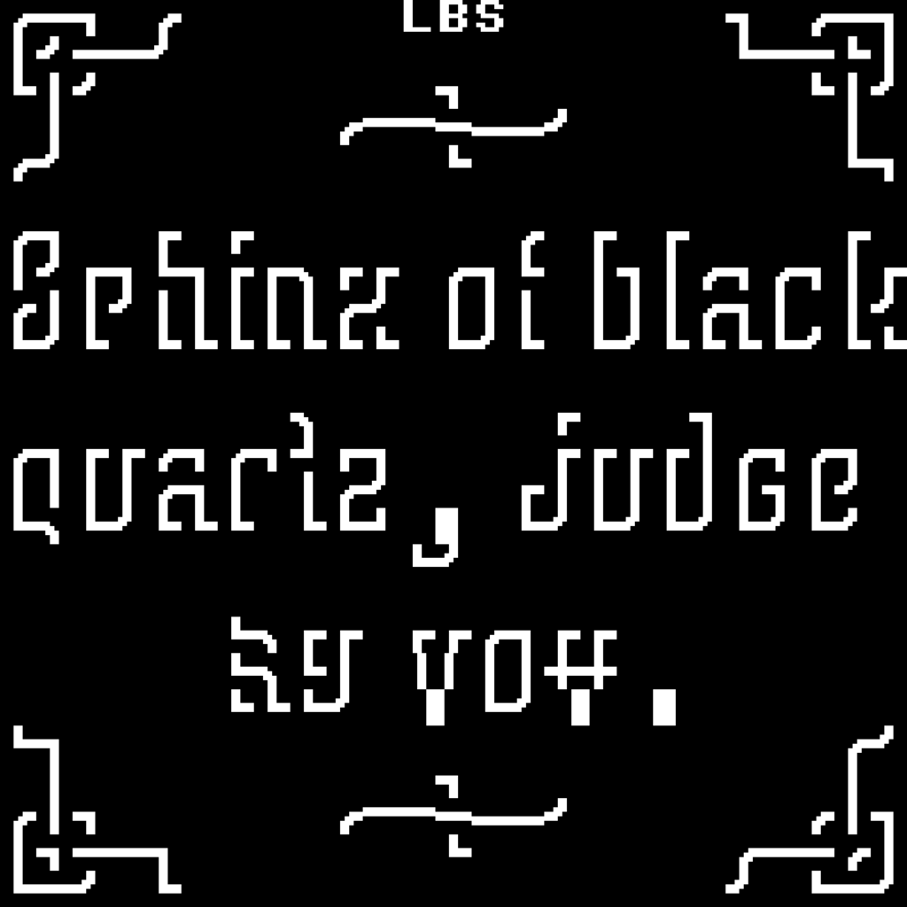 Pangram by littlebitspace