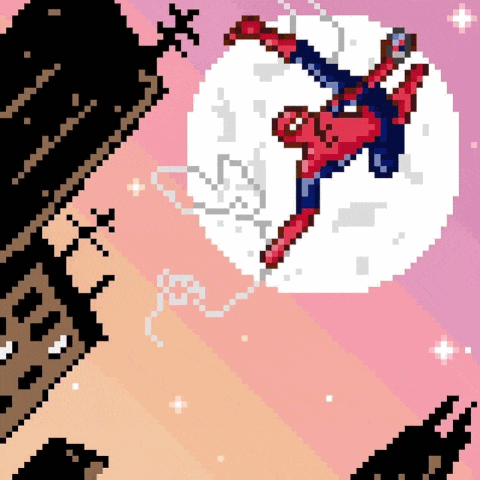 Spider-Man selfie by Emme Doble