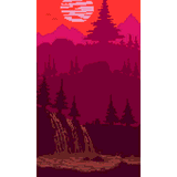 Forest Evening by PixelArtForTheHeart