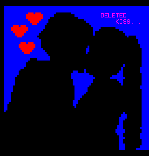 Deleted Kiss by AtonalOsprey