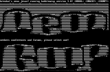 unshaded ASCII colly by The Iconoclast