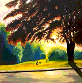 Sundown in the Park by Etana