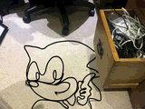 Sonic the Cable Hog by Bhaal_Spawn
