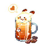 Pikachu Latte by Emme Doble