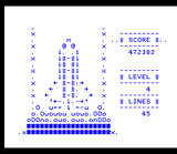 Tetris Space Shuttle -- ASCII by Illarterate