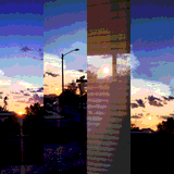 glitch sunset by Steev