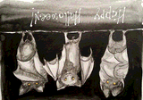 Hallowe'en Bats by Theresa Oborn