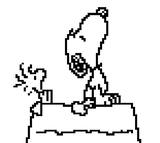 Snoopy scribble by Horsenburger