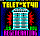 Teletext40 Is Now Regenerating by Illarterate