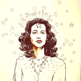 Hedy Lamarr by Garann