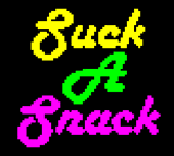 Suck A Snack by Horsenburger