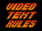 Videotext rules by Illarterate