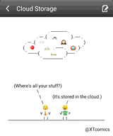 Cloud storage by XTComics