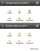 Emojis after Covid19 by XTComics