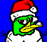 Perry the Platypus in a Snowman by Horsenburger
