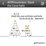 Batman Decks the Halls by XTComics
