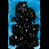 Black Xmas Tree by Theresa Oborn