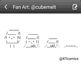 Fan art of @cubemelt by XTComics