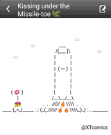 Kissing Under the Missile-Toe by XTComics