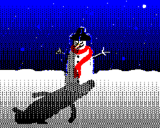 Snowman by Blippypixel