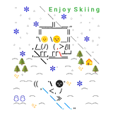 Enjoy Skiing by Kurogao