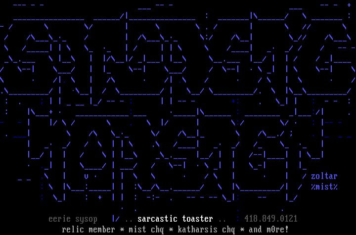 Sarcastic Toaster ascii by Zoltar