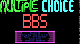 Multiple Choice BBS by Xose