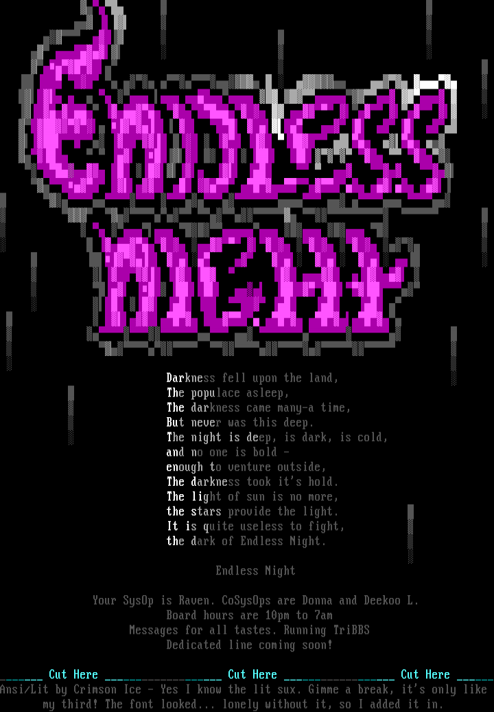 Endless Night Logo 2 by Crimson Ice