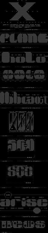 Weapon X ascii colly by weapon^x