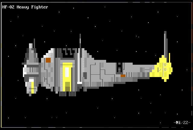 HF-02 Heavy Fighter Gold by nitron