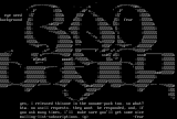 my ascii of the month by fear