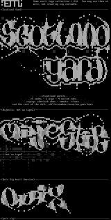 Ascii Colly One by embERman