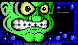 a mean green guy by jeepee & pushead