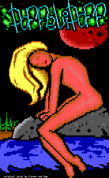 nude on a rock by flexor + bym