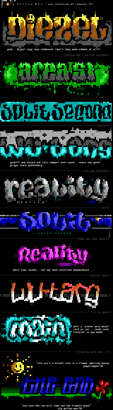 ansi collection #3 by big yellow man