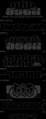 Ascii Logo Collection(2) by Mithrandir