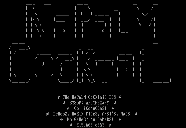 The Napalm Cocktail #5 [ASCii] by Apothecary