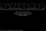 [80x25] Neverland Logon Screen by Hiro Protagonist