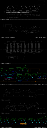 ascii cluster by phlare