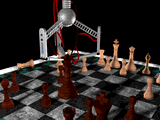 Robot moving chess piece by Hobbes