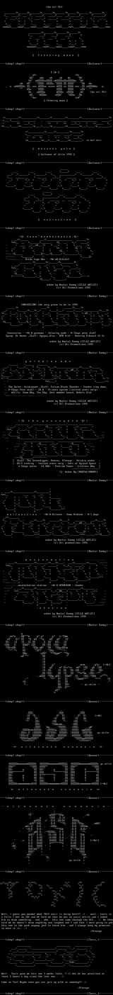 ### ASCII Collection 1! ### by Multiple Artists