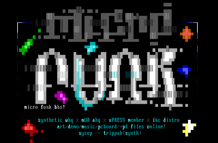 MiCRO.fUNK.BBS.AdVERt! by Trippah
