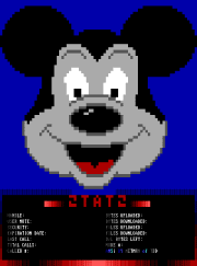 Mickey Mouse stats ANSi by NETMAN