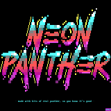 neon panther by alpha king