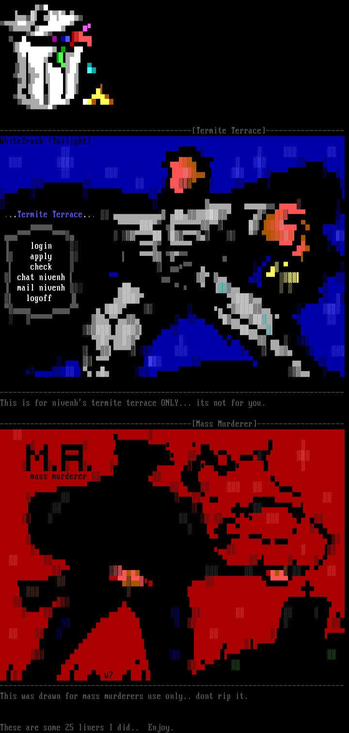 25 Line Ansi Colly by WhiteTrash