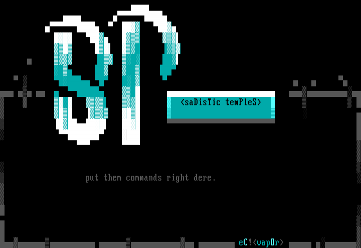 Sadistic Temple (Menu Template) by Eternal Chaos